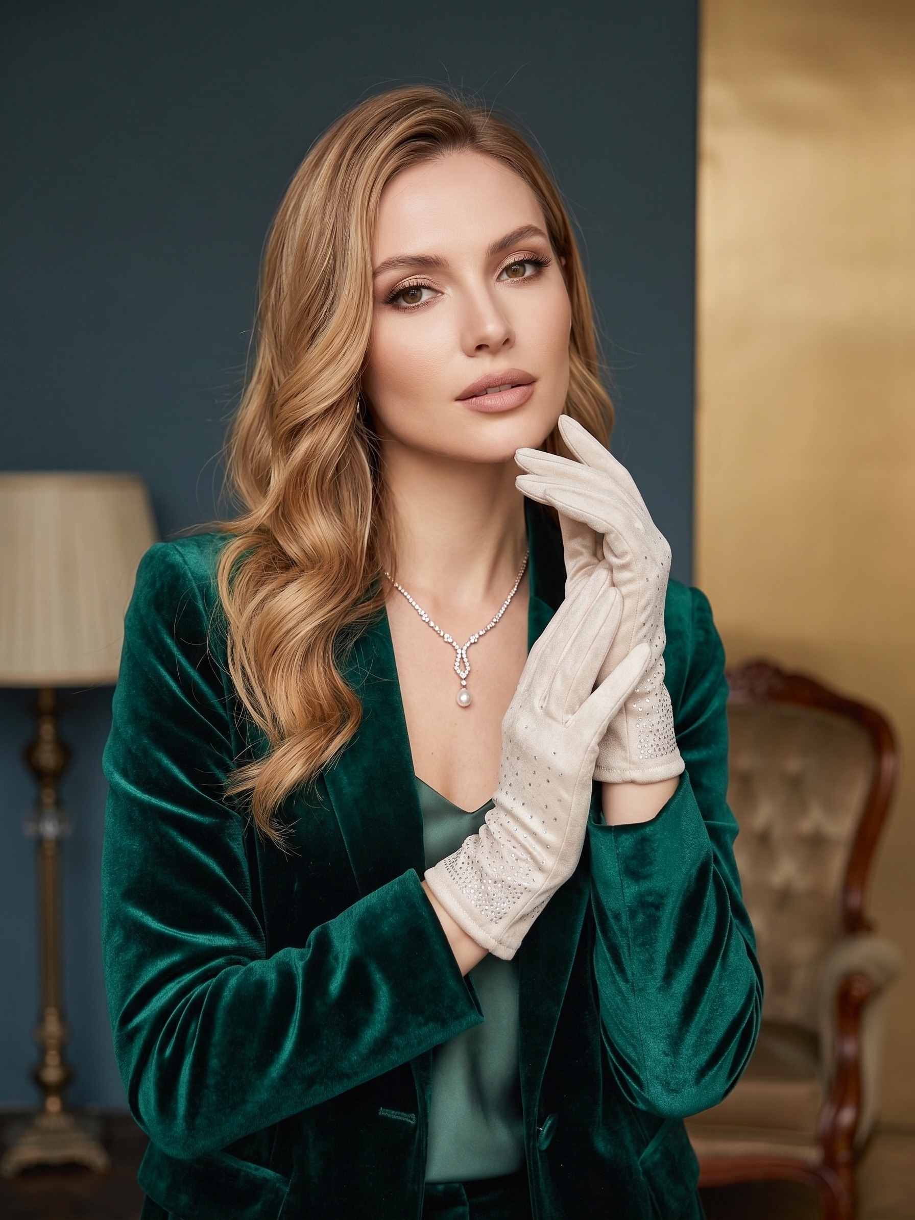 Grossista MAR&CO Accessoires - guanto con strass