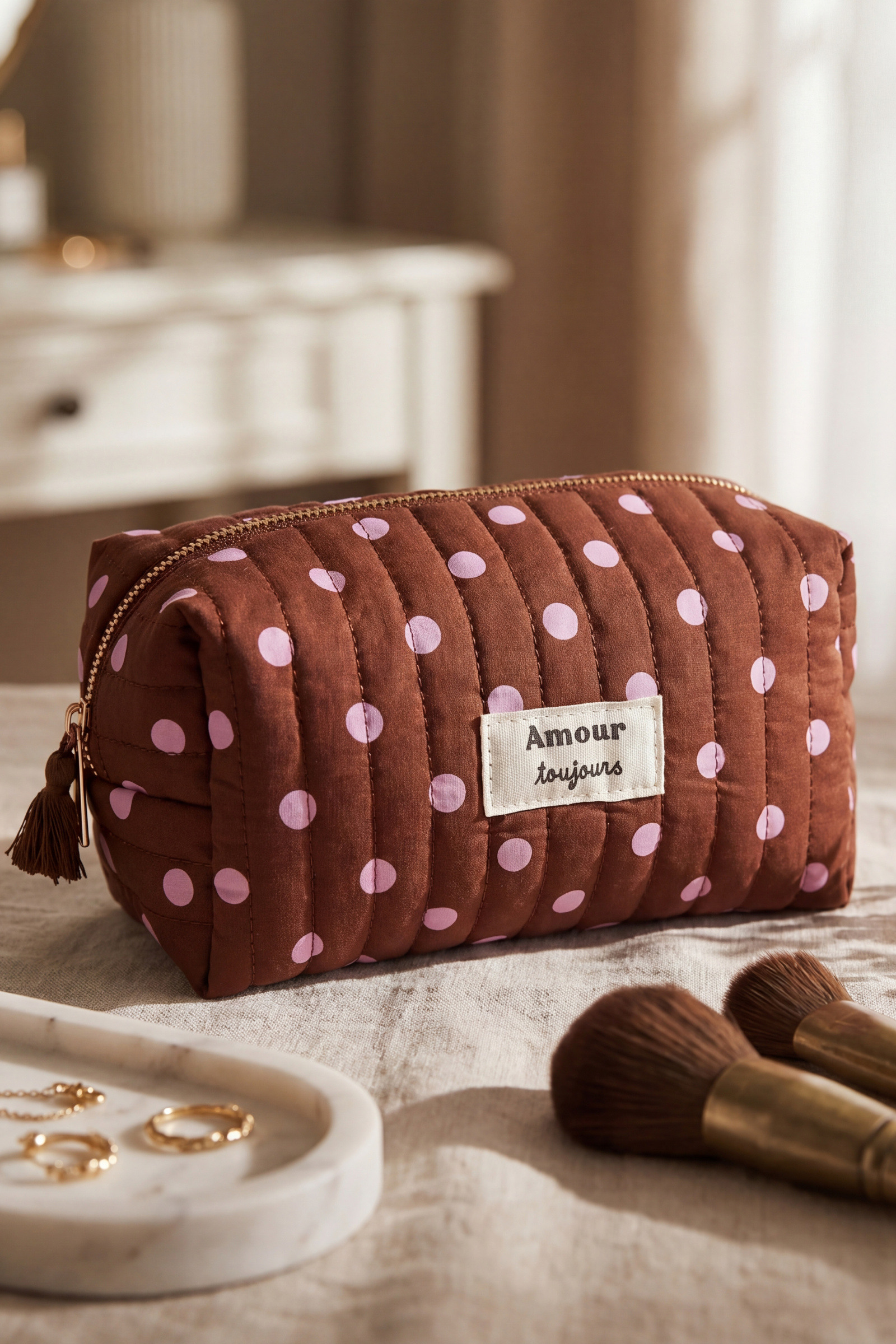Wholesaler MAR&CO Accessoires - Cotton toiletry bag 10*11*21CM