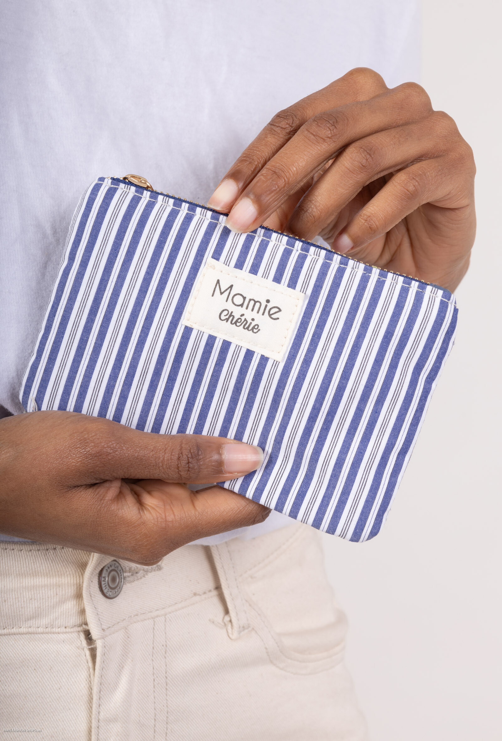 Großhändler MAR&CO Accessoires - Angesteuerte Taschen gedruckt 17*11 cm 100%Baumwolle