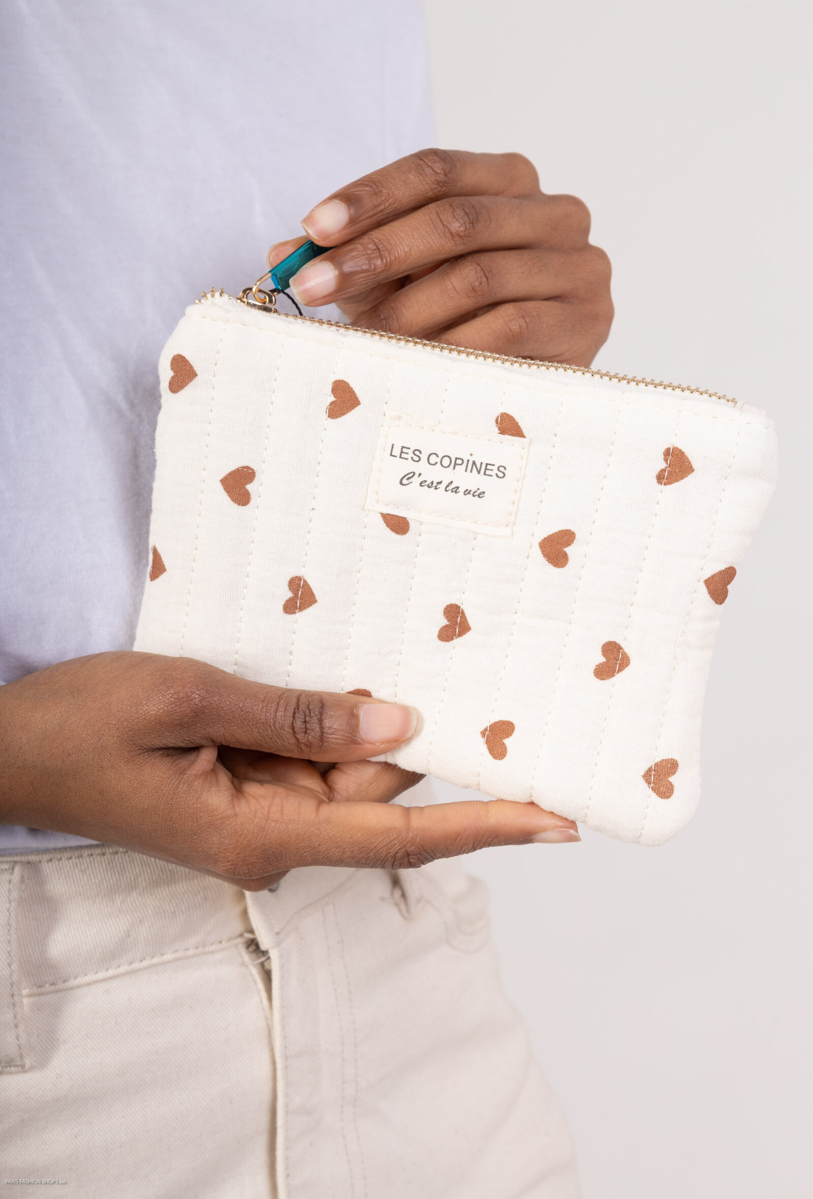 Wholesaler MAR&CO Accessoires - Driven pockets printed 20*13cm 100%Cotton