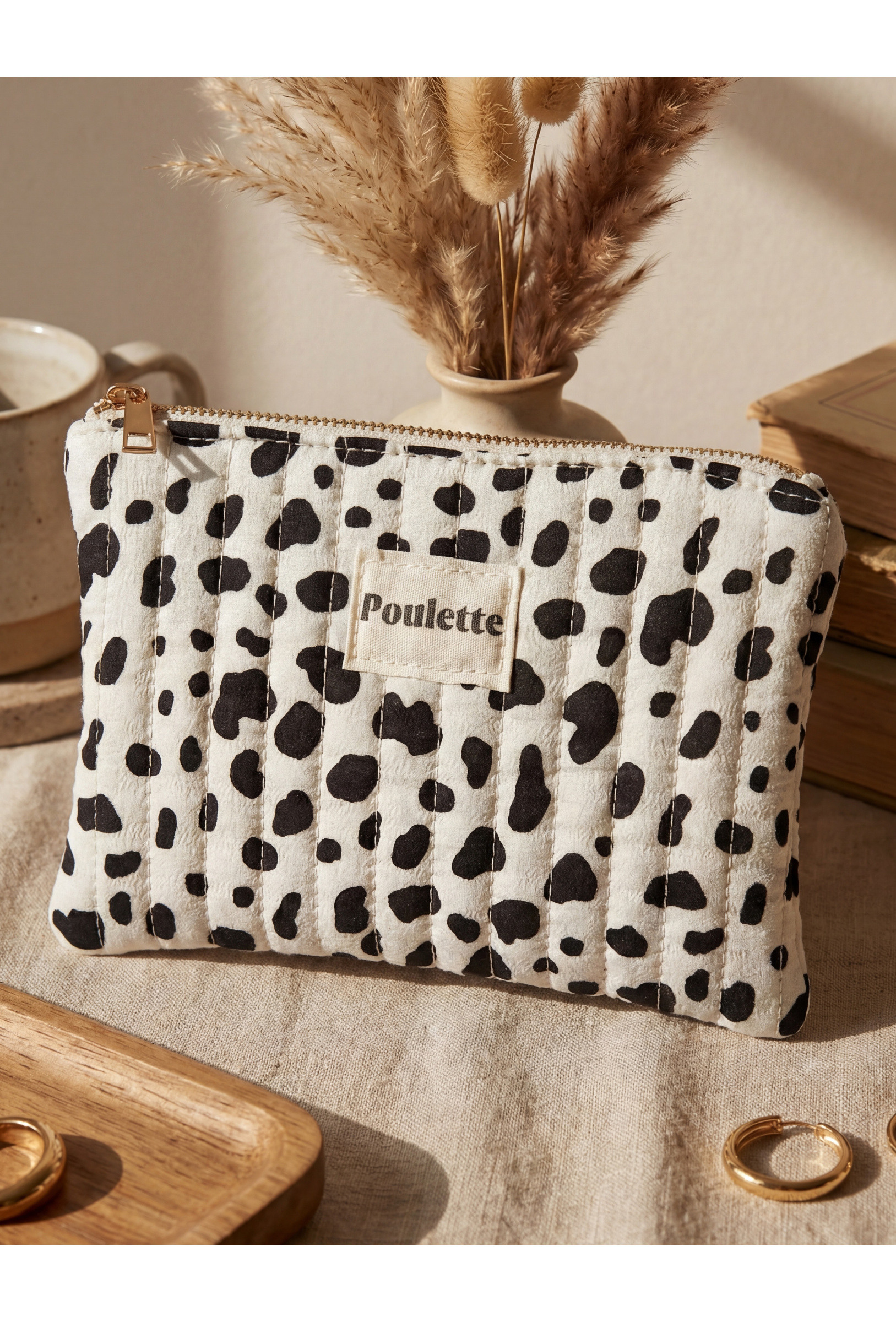 Grossiste MAR&CO Accessoires - Pochettes porte-monnaie imprimé 20*13cm 100%coton