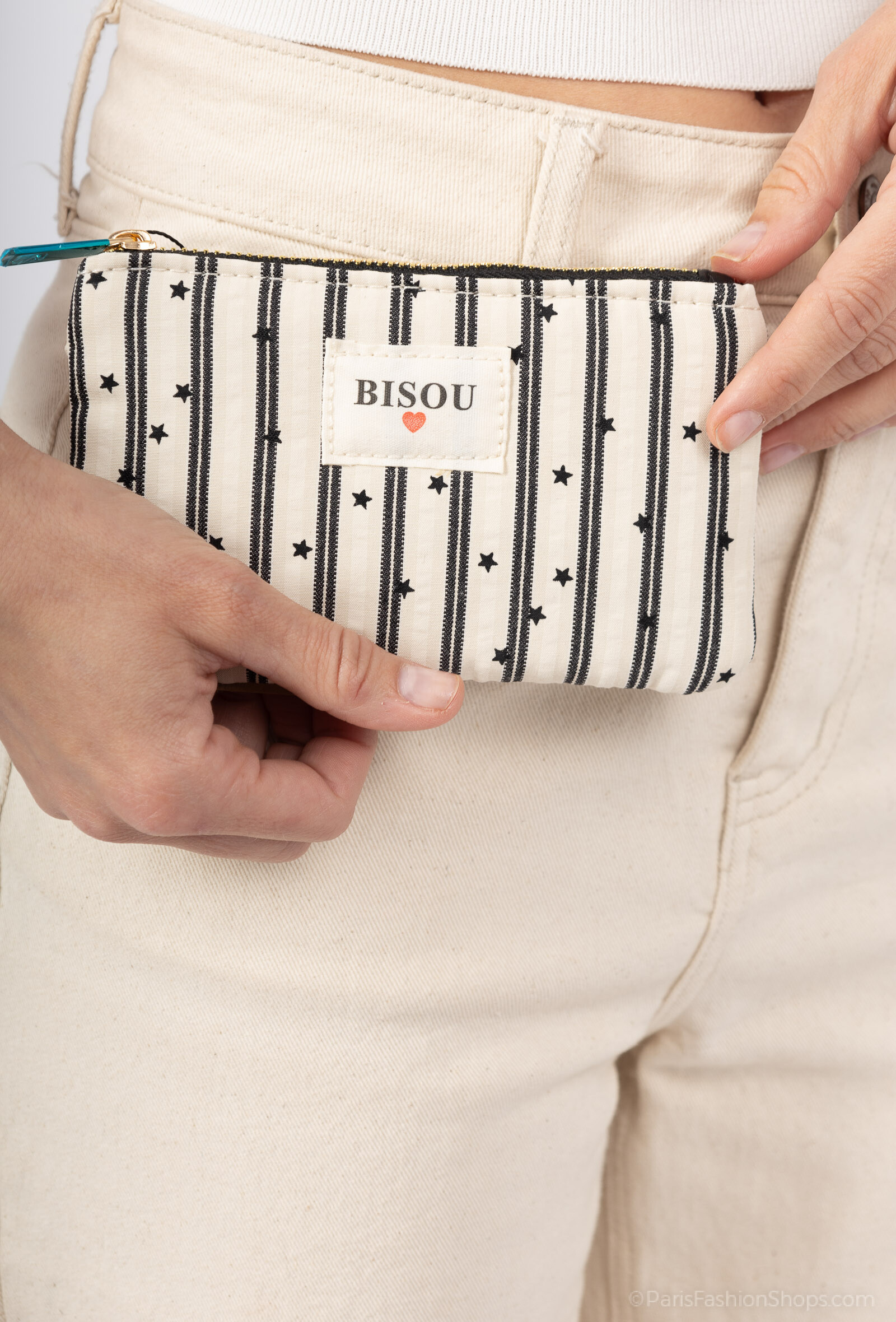 Wholesaler MAR&CO Accessoires - Driven pockets printed 17*11cm 100%Cotton