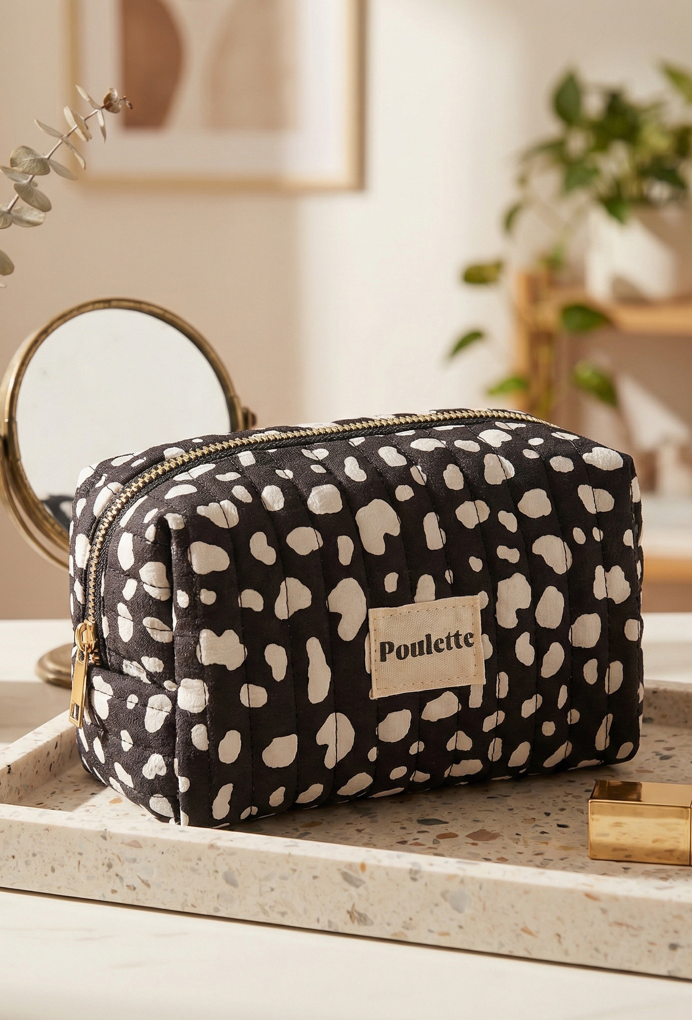 Grossiste MAR&CO Accessoires - Trousse de toilettes coton 10*11*21CM