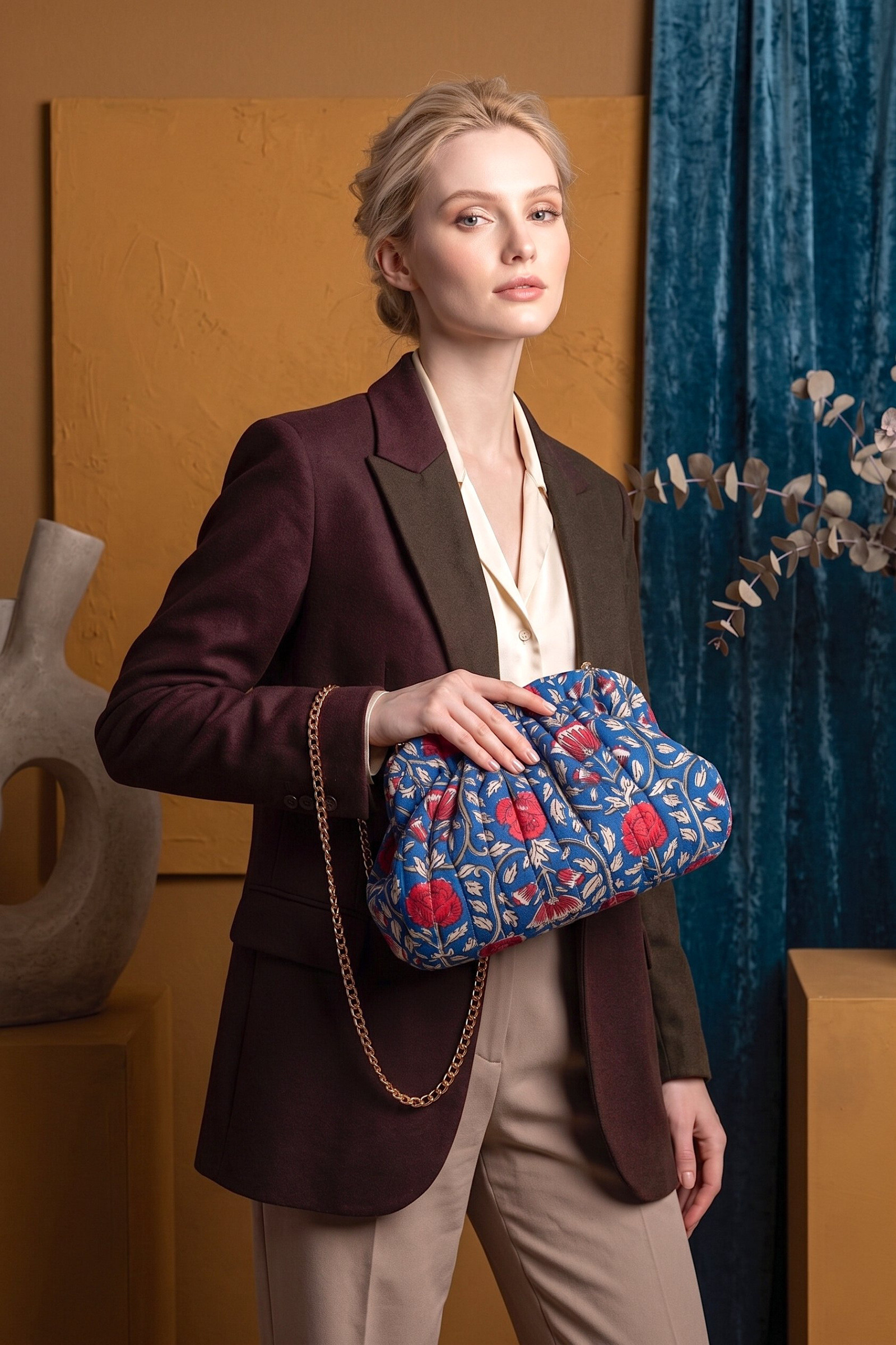 Grossiste MAR&CO Accessoires - Sac à main et bandoulière en coton 23*14*15CM
