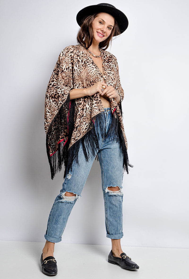 Wholesaler MAR&CO - Leopard poncho