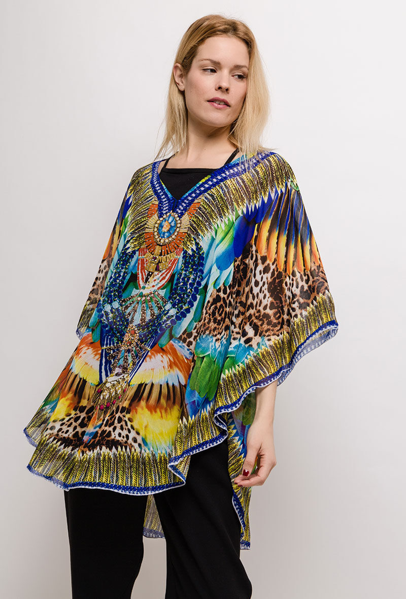Wholesaler MAR&CO - Printed summer poncho