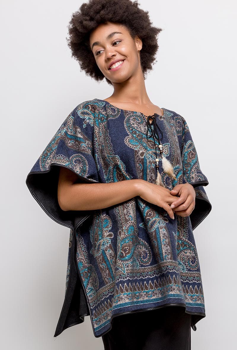 Wholesaler MAR&CO - Patterned poncho