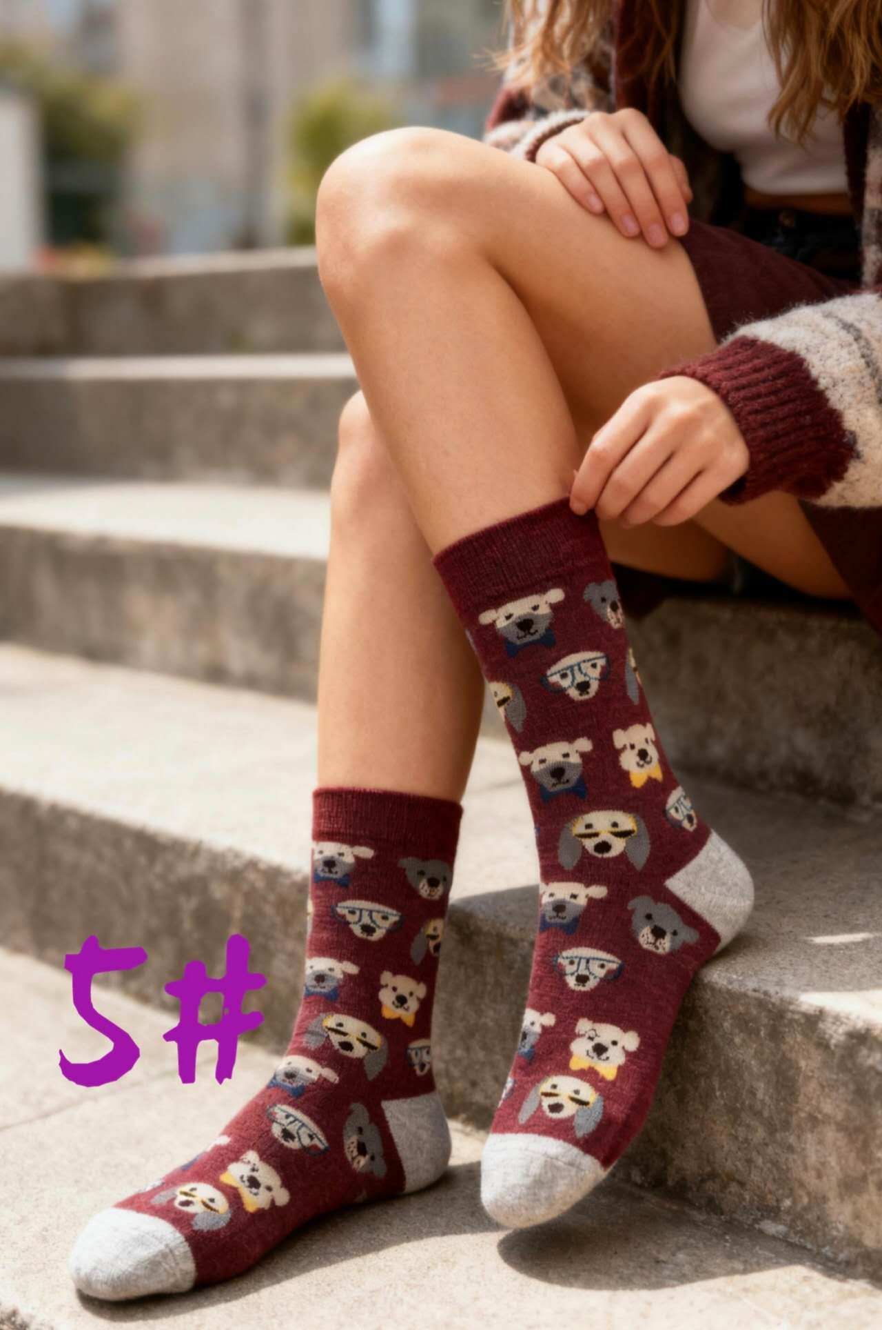 Mayorista MAR&CO Accessoires - calcetines con estampado de perro