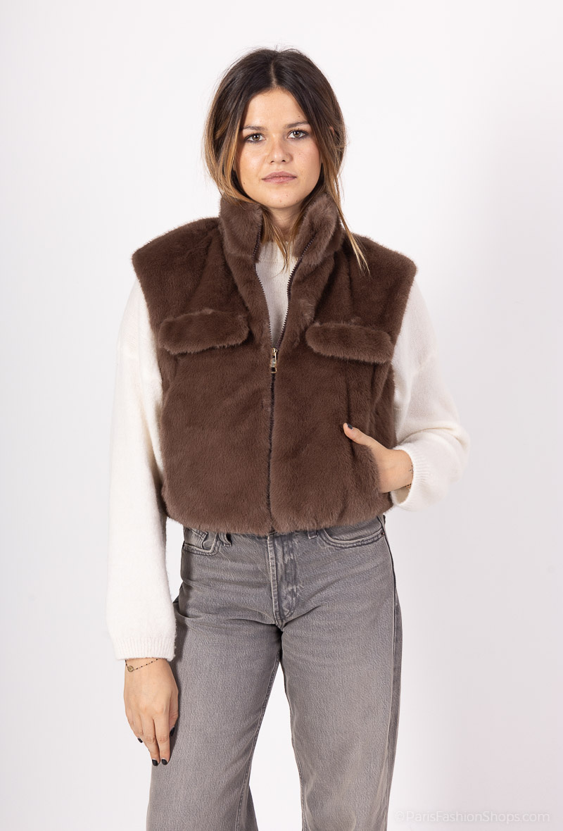 Grossiste MAR&CO - gilets en fourrure