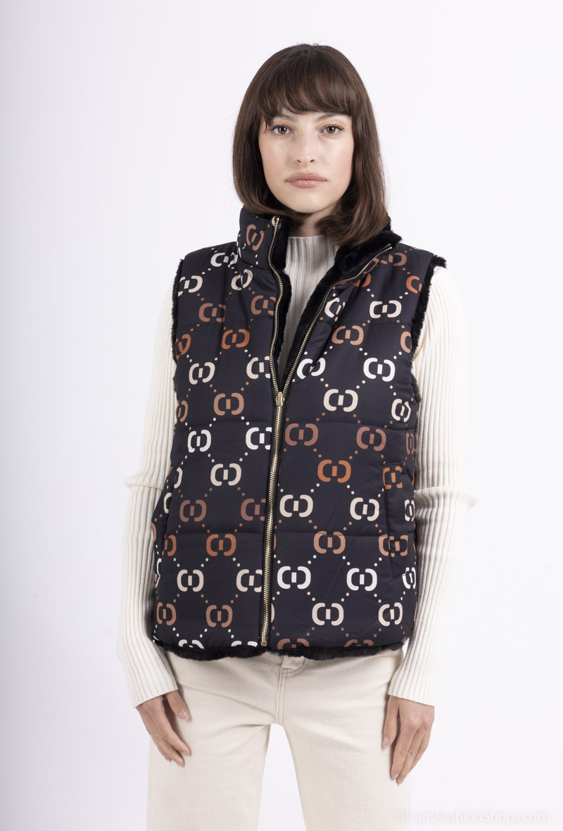 Grossiste MAR&CO - gilet double face imprimé