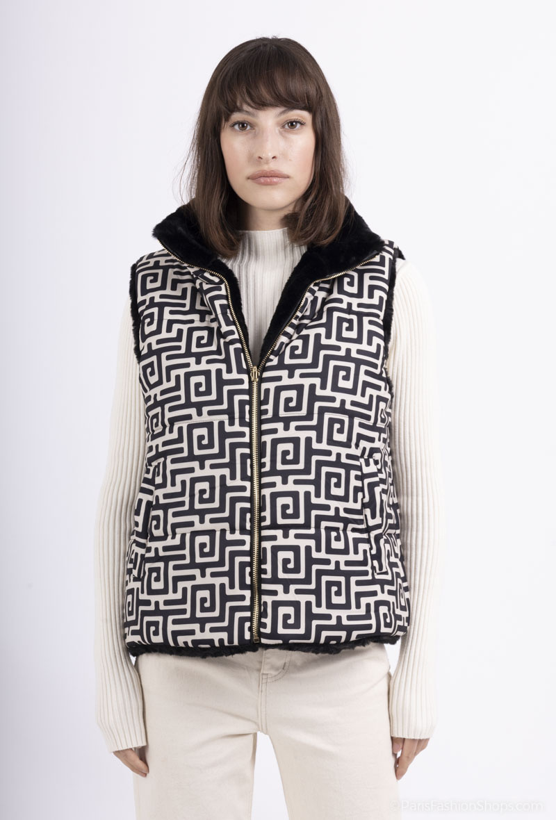 Grossiste MAR&CO - Gilet double face imprimé