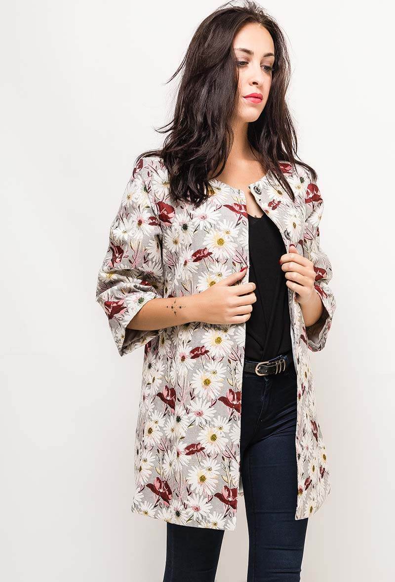 Großhändler MAR&CO - Jacke mit Blumenmuster
