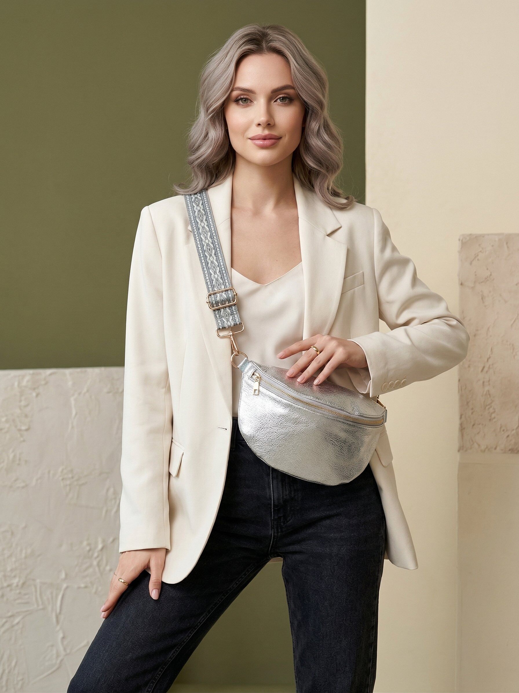 Wholesaler MAR&CO - Shiny crossbody fanny pack
