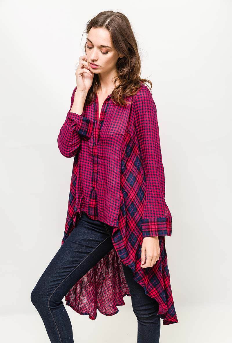 Mayorista MAR&CO - Vestido camisero fluido