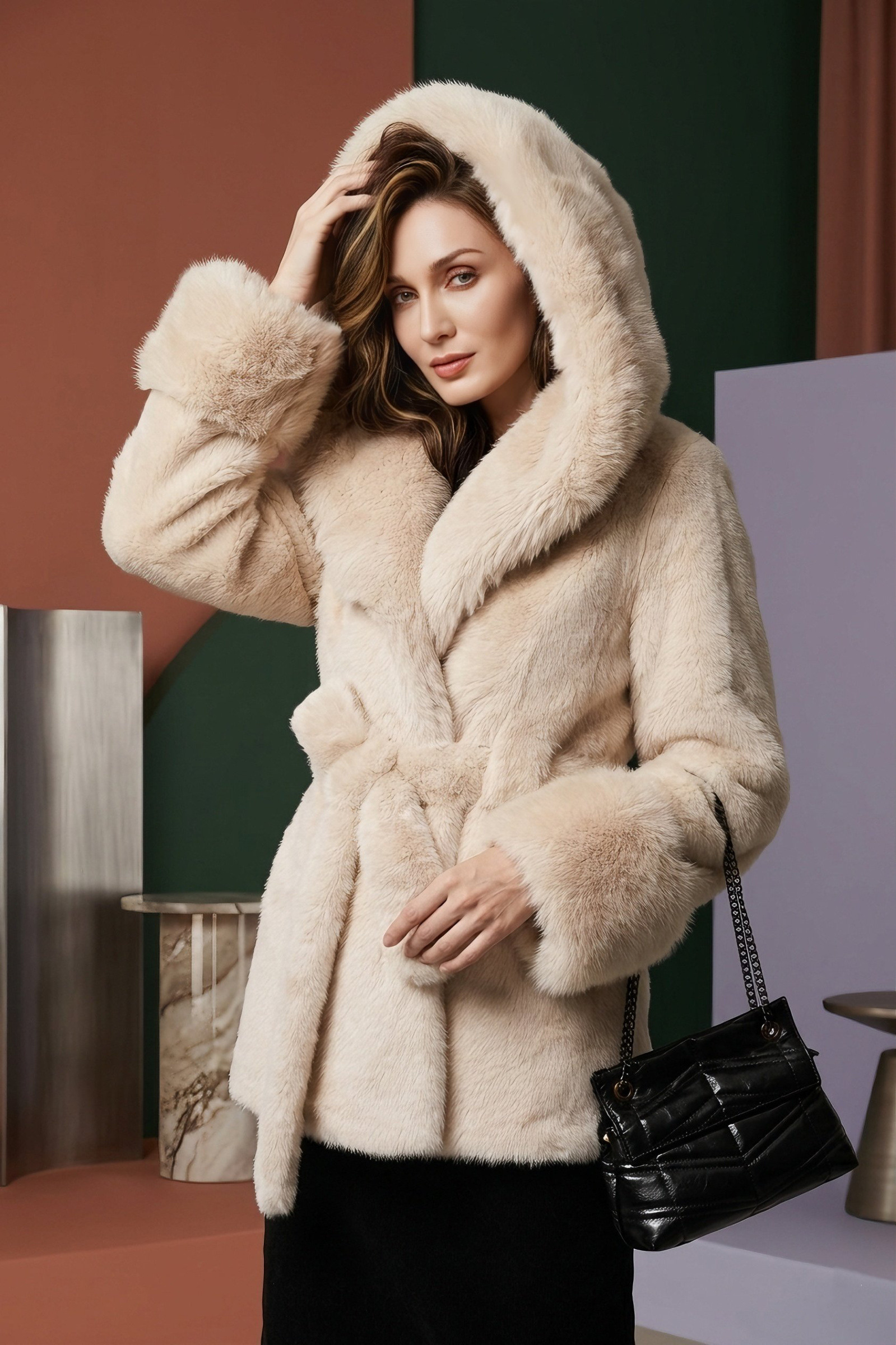 Grossiste MAR&CO - Veste en fourrure