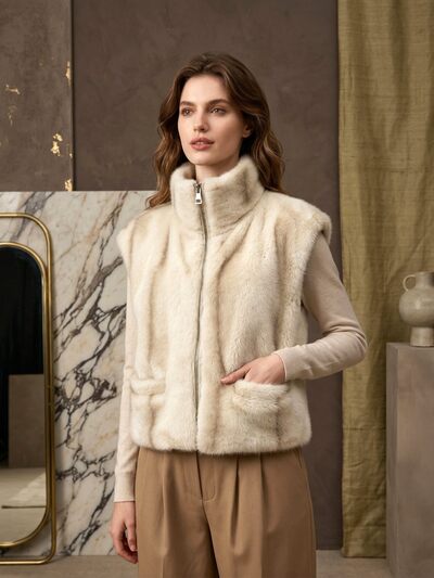 Grossiste MAR&CO - gilet fausse fourrure Grossiste MAR&CO - gilet fausse fourrure