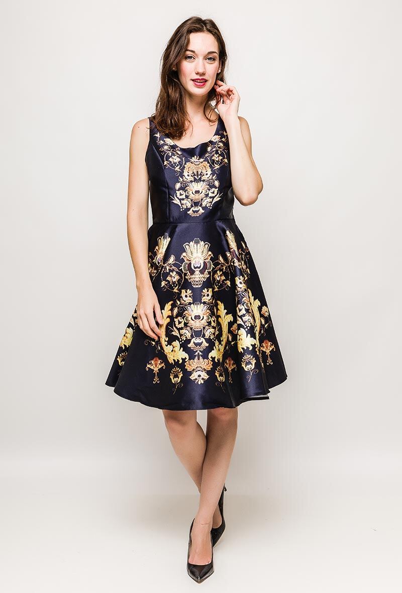 Wholesaler Marie June - Cocktail printed dress