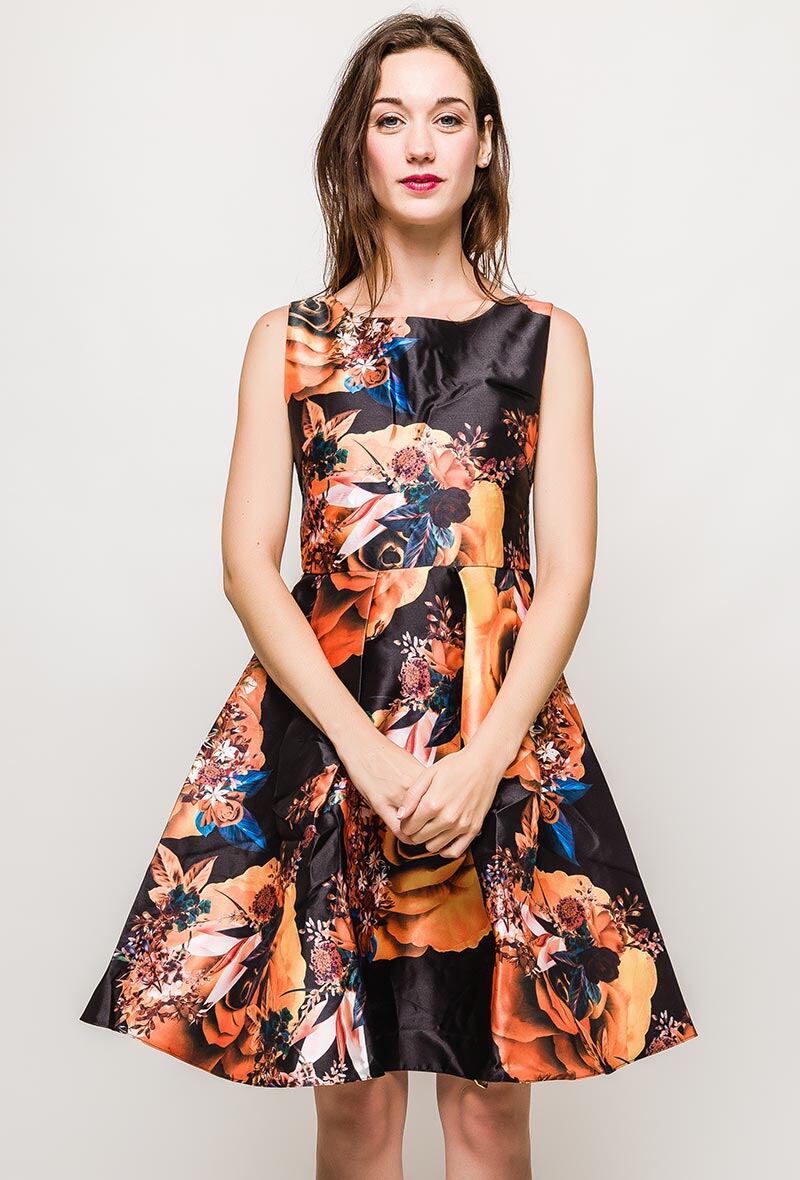 Wholesaler Marie June - Cocktail printed dress