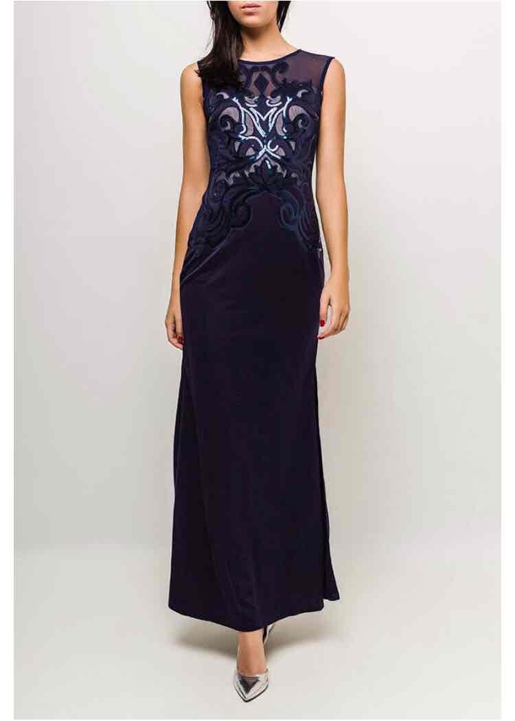Grossiste Marie June - Robe sirène avec sequins