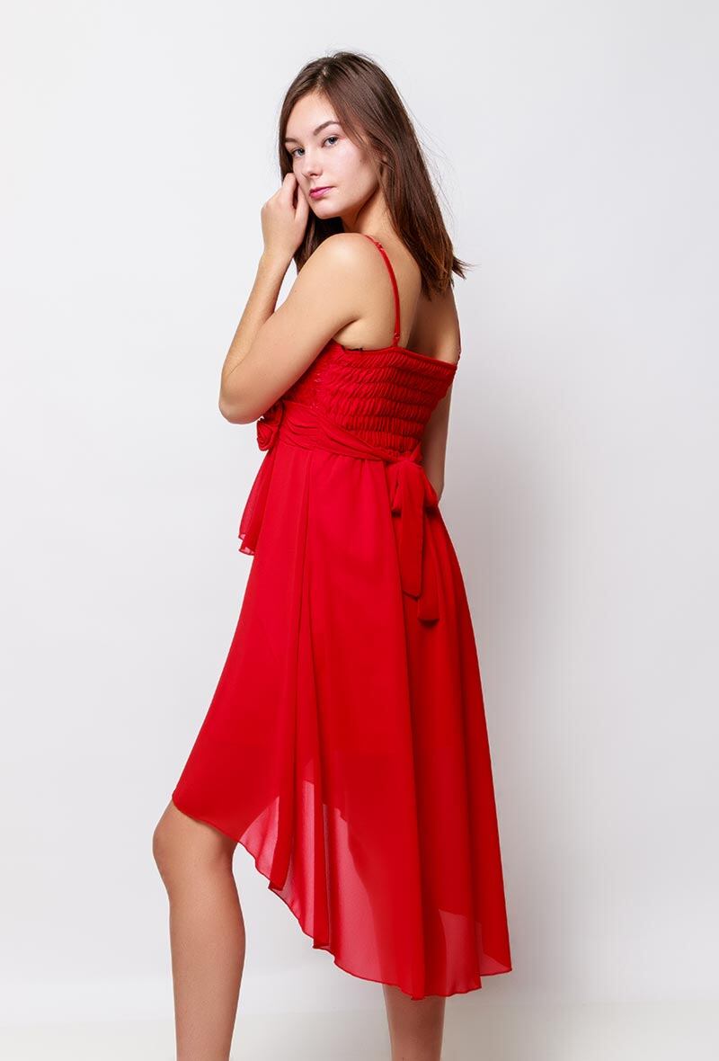 Wholesaler Marie June - Evening dress with ruffles
