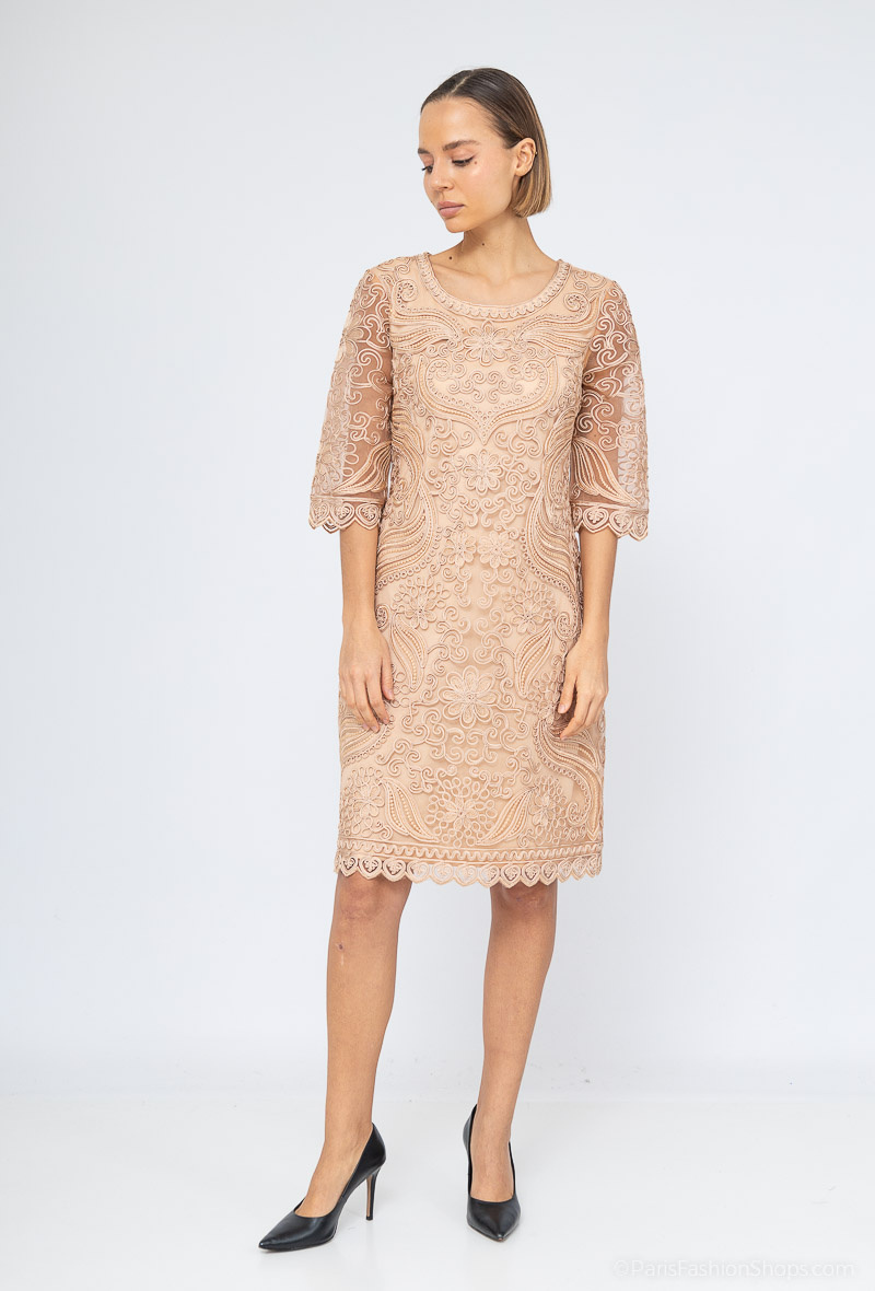 Wholesaler Marie June - Short evening dress with sleeves