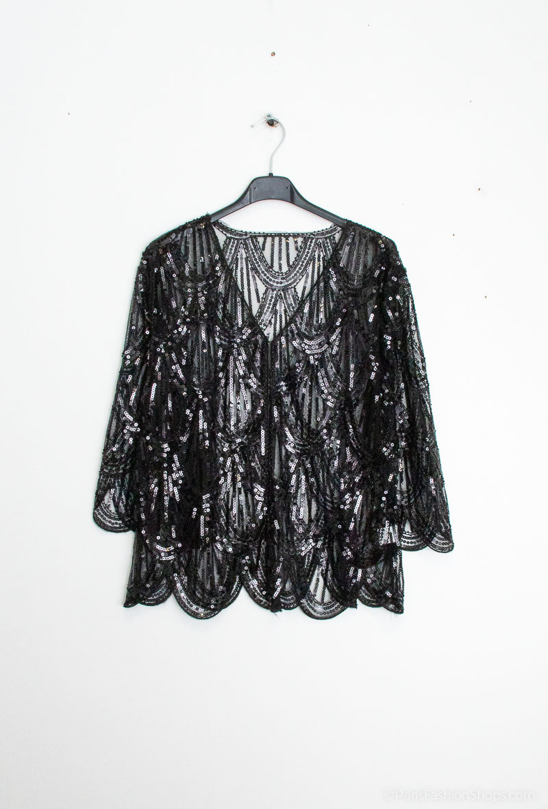 Wholesaler Marie June - Sequin bolero