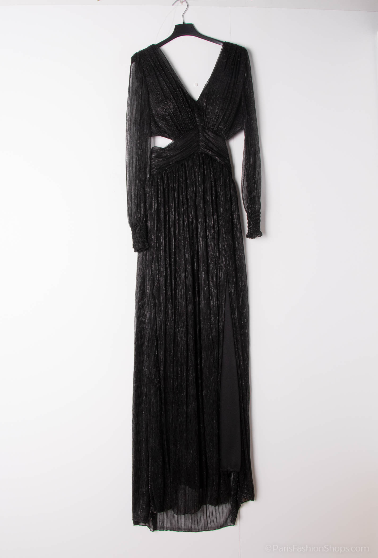 Wholesaler Marie June - Shiny evening dress with sleeves