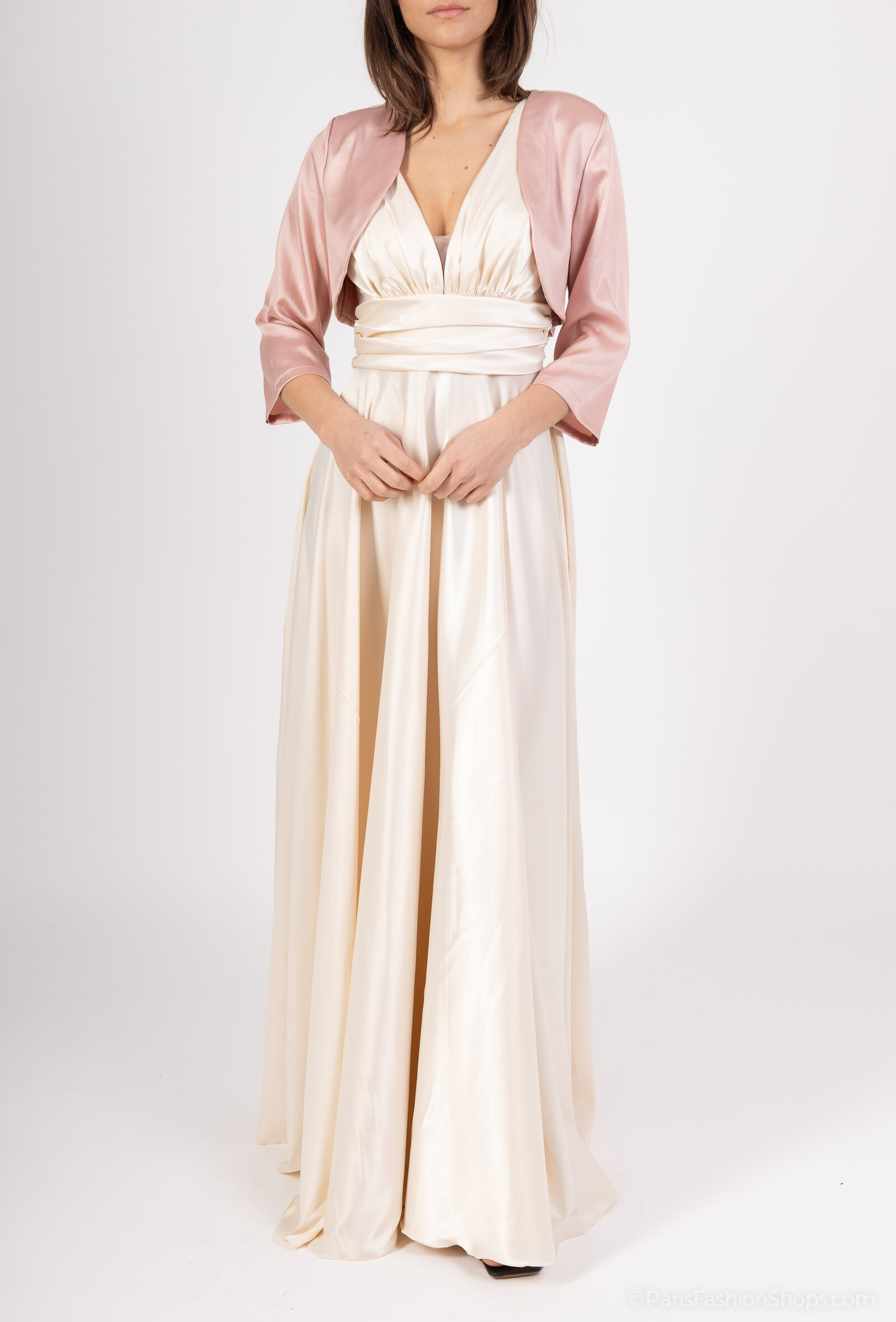 Wholesaler Marie June - Bolero satin jacket