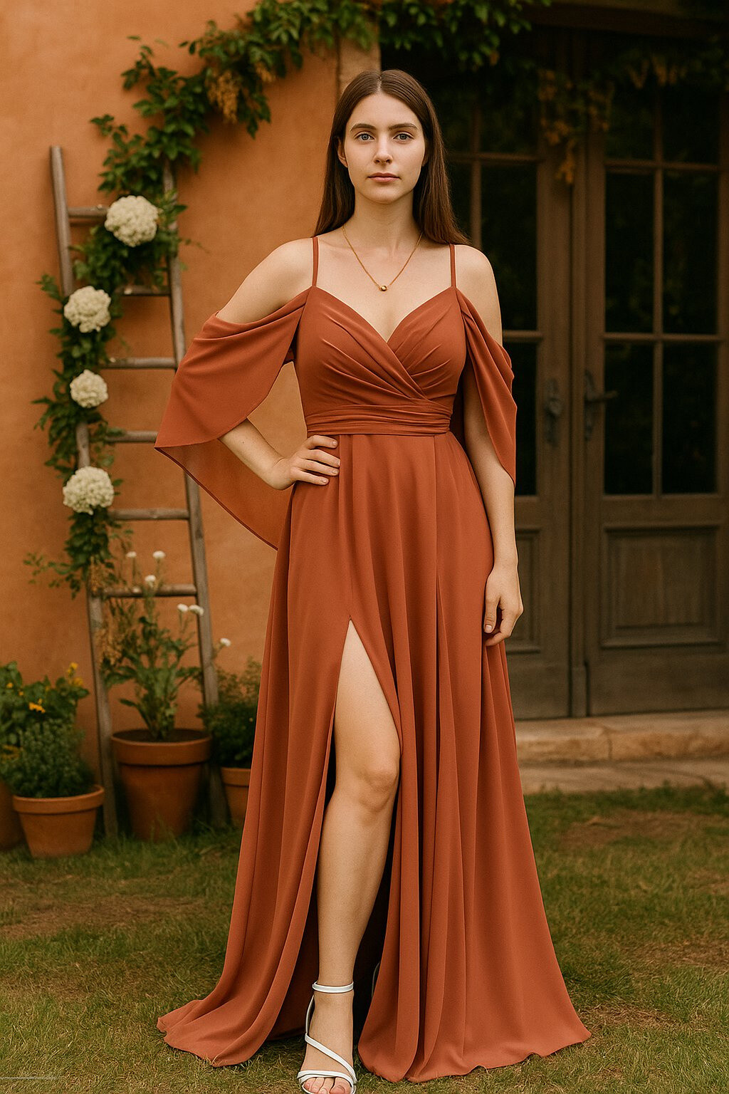 Mayorista Marie June - Vestido de noche de cóctel de humo / dama de honor