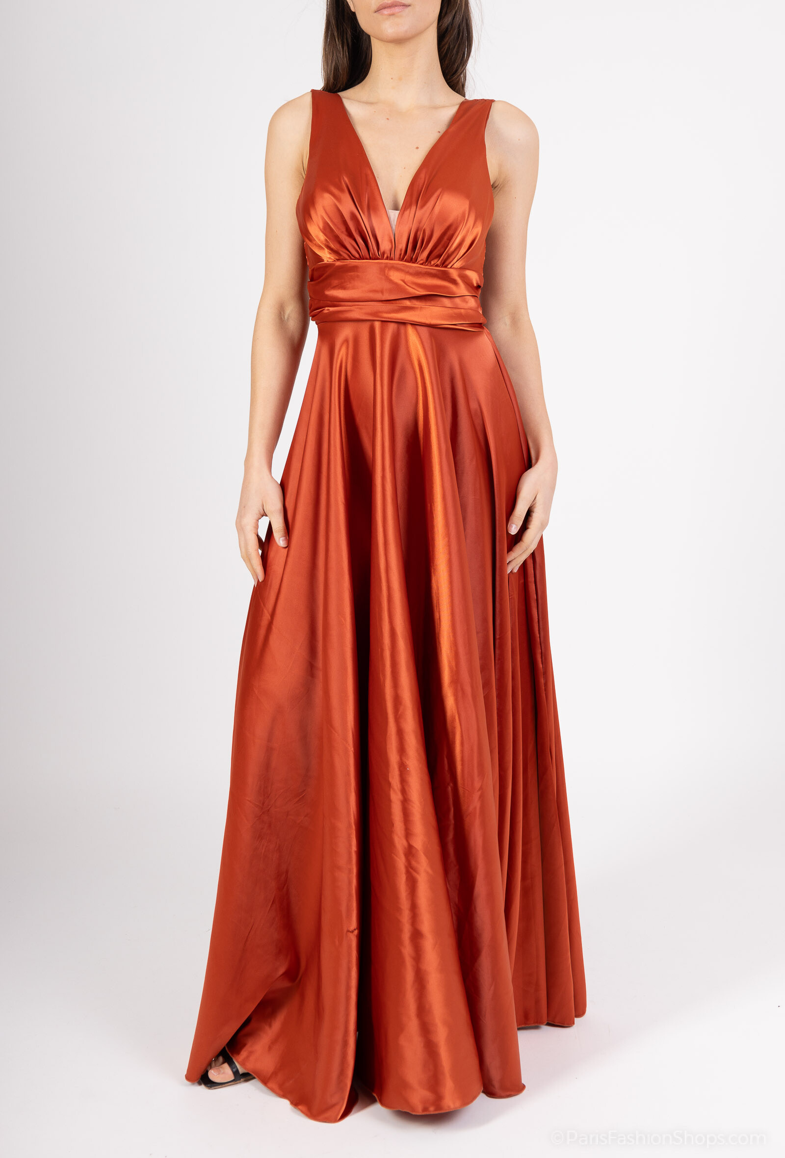 Wholesaler Marie June - Satin evening dress