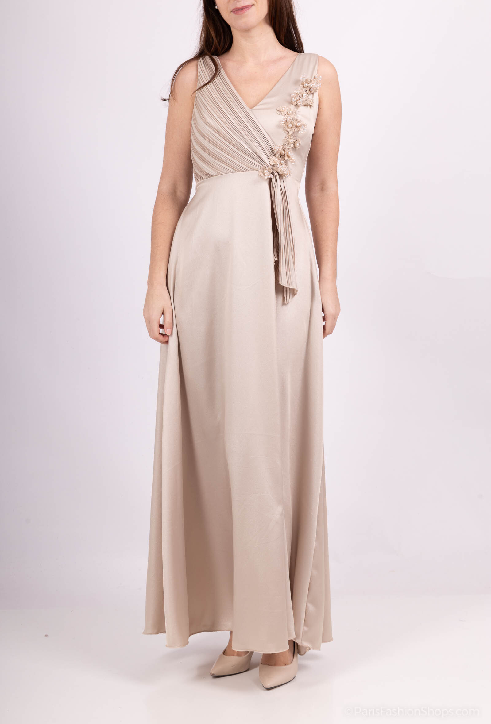 Grossiste Marie June - Robe de soirée cocktail en satin
