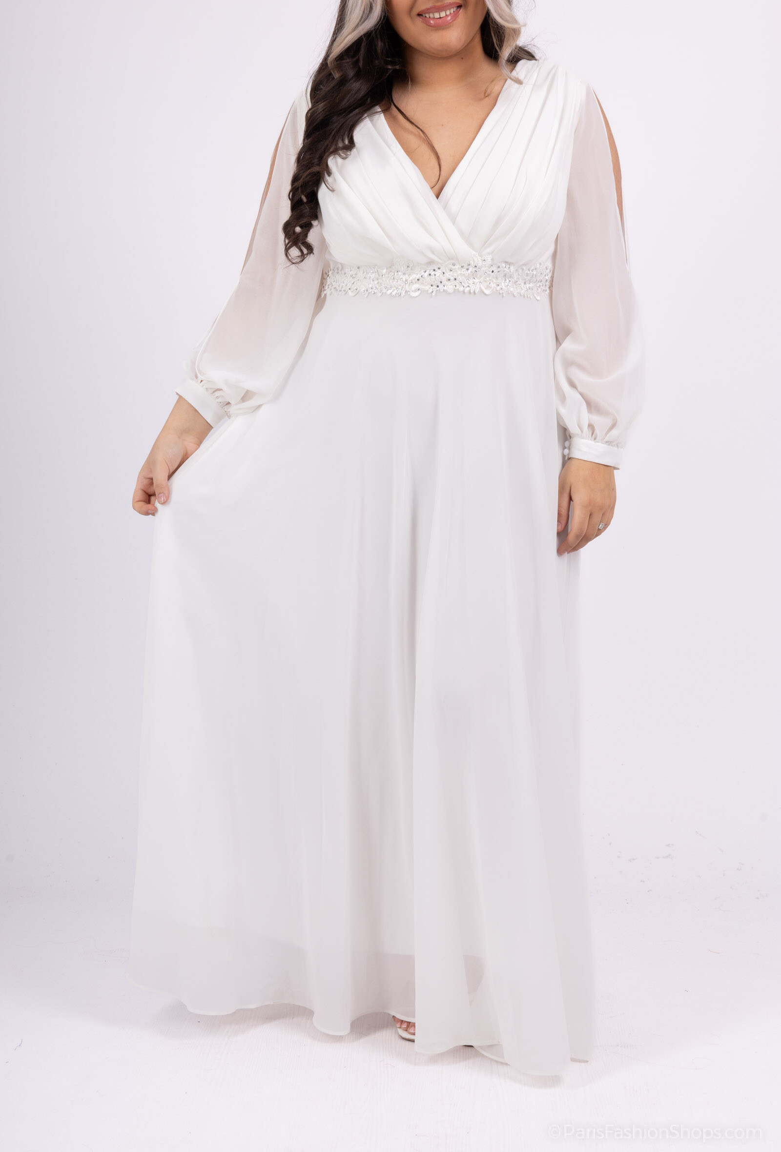 Wholesaler Marie June - Large long dress long sleeves