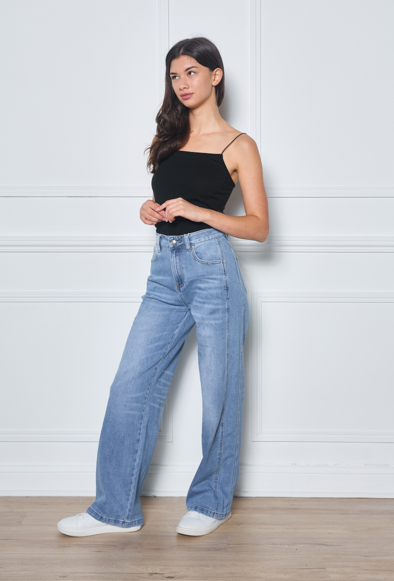 Wholesaler Marivy - Wide straight jeans