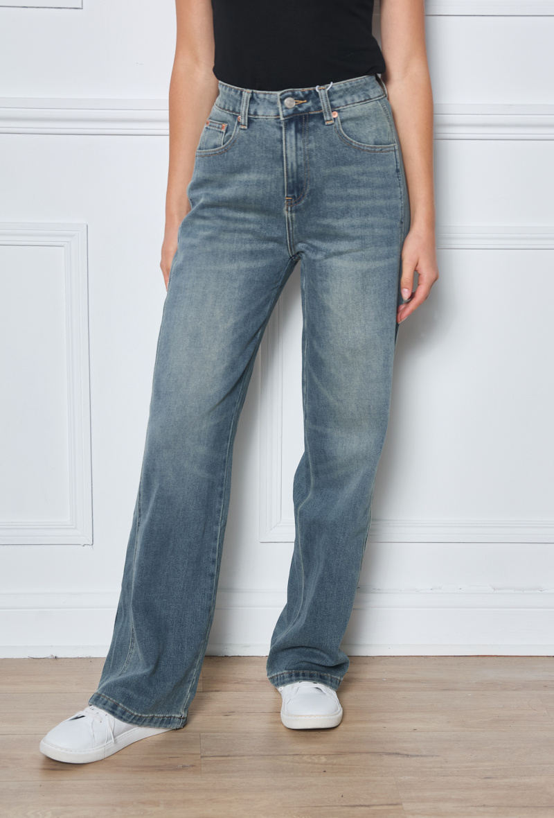 Wholesaler Marivy - Wide stretch jeans