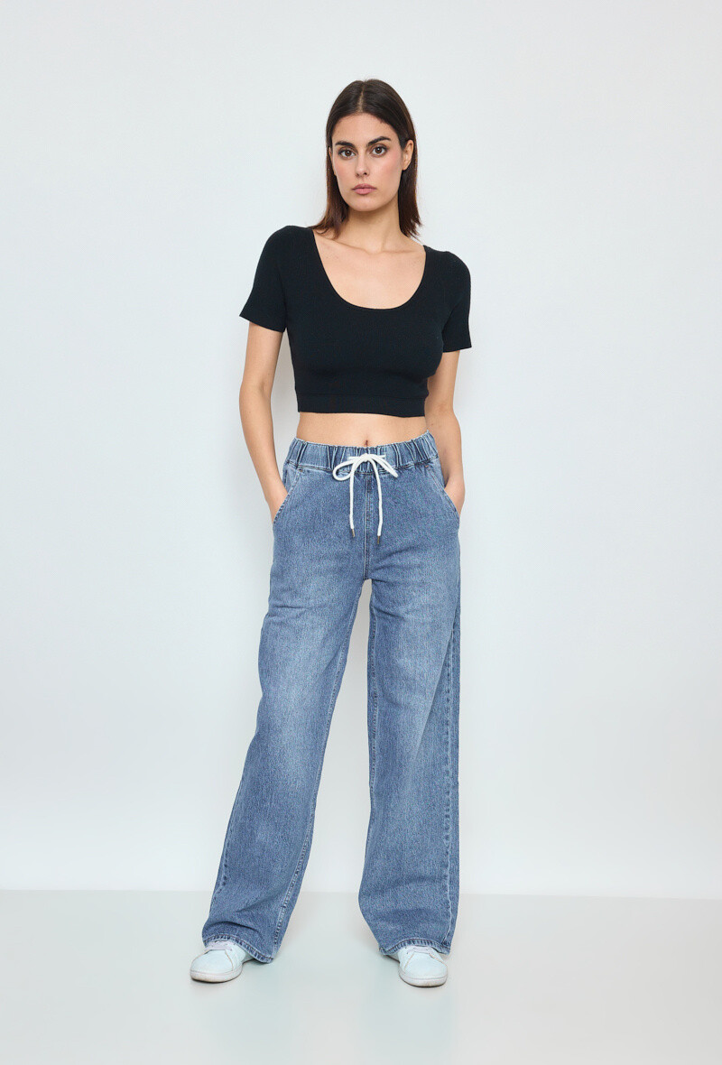 Wholesaler Marivy - Large jogger style jeans