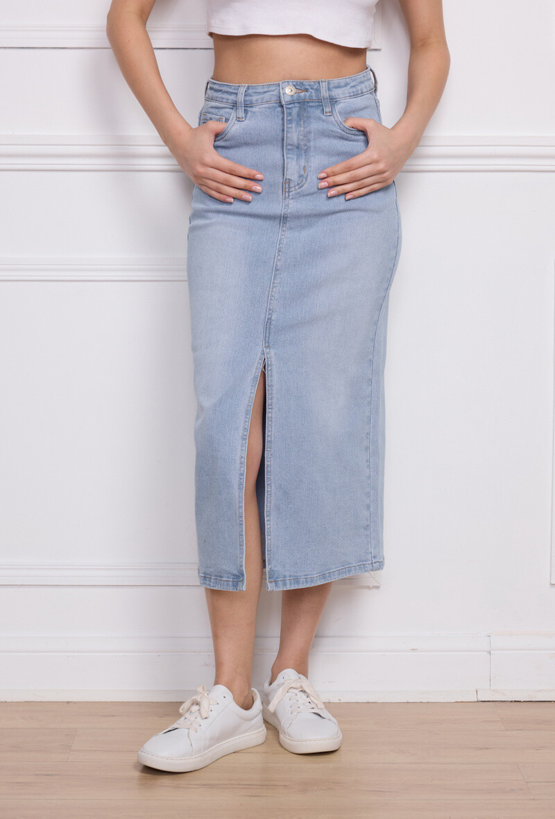Wholesaler Marivy - MIDI FLOW SHIP Skirt