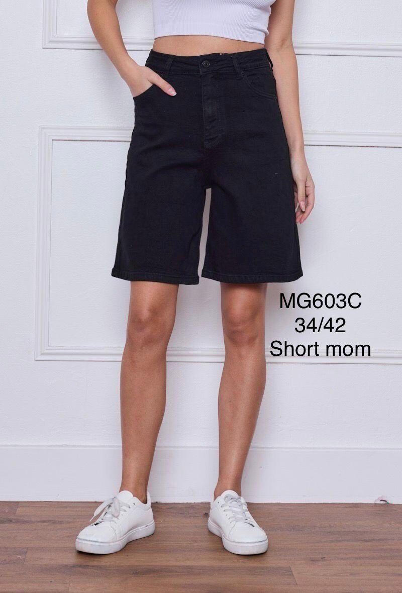 Wholesaler Marivy - Black Bermuda Shorts