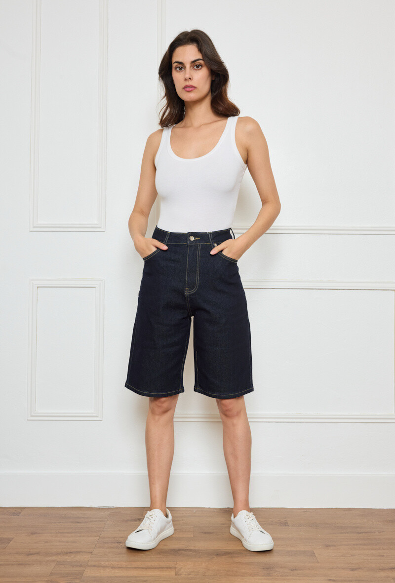 Mayorista Marivy - Bermudas de mezclilla cruda