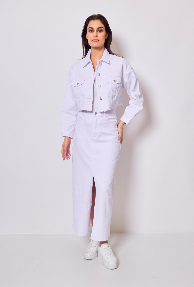 Wholesaler Marivy - Short denim jacket