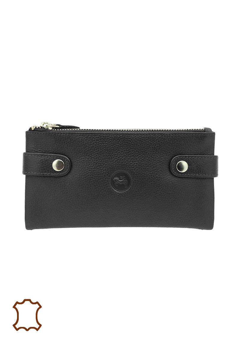 Wholesaler Maromax - Large leather zip coin purse