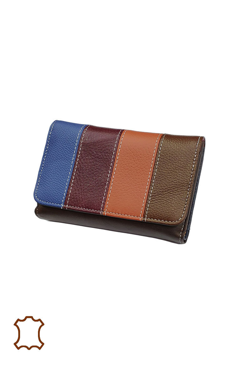Wholesaler Maromax - Leather patchwork purse