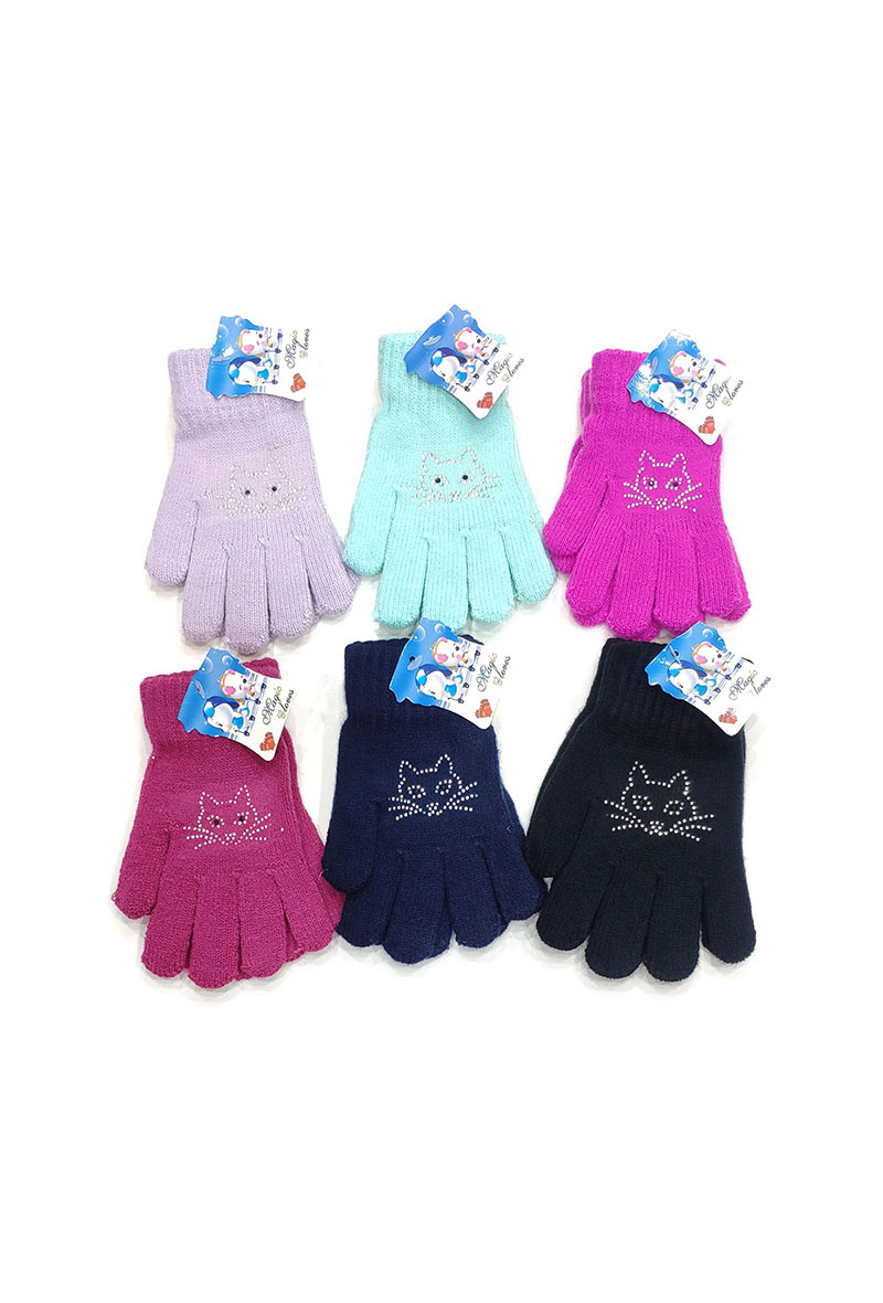 Wholesaler Maromax - Children's glove cat pattern