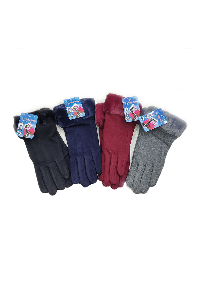 Wholesaler Maromax - Women's gloves with fur trim