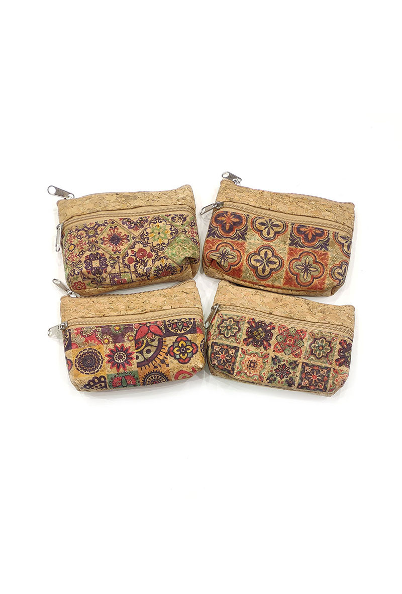 Wholesaler Maromax - Small cork zip coin purse