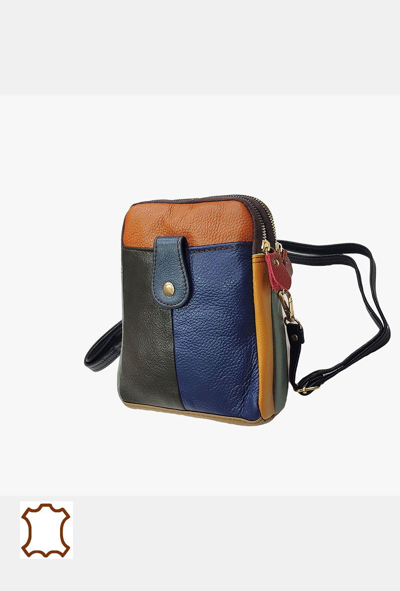 Grossiste Maromax - Pochette hauteur pachtwork cuir