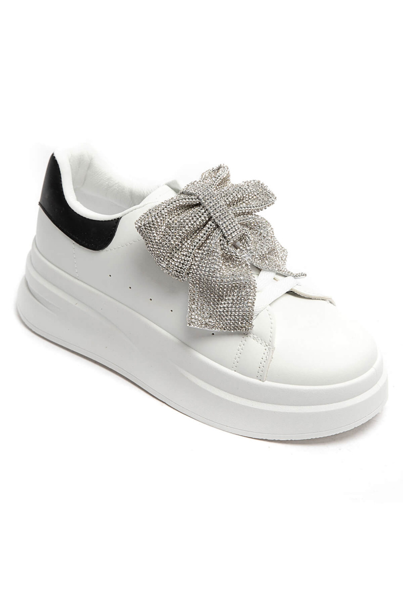 Großhändler Marquiiz - Sneaker mit Strassschleife