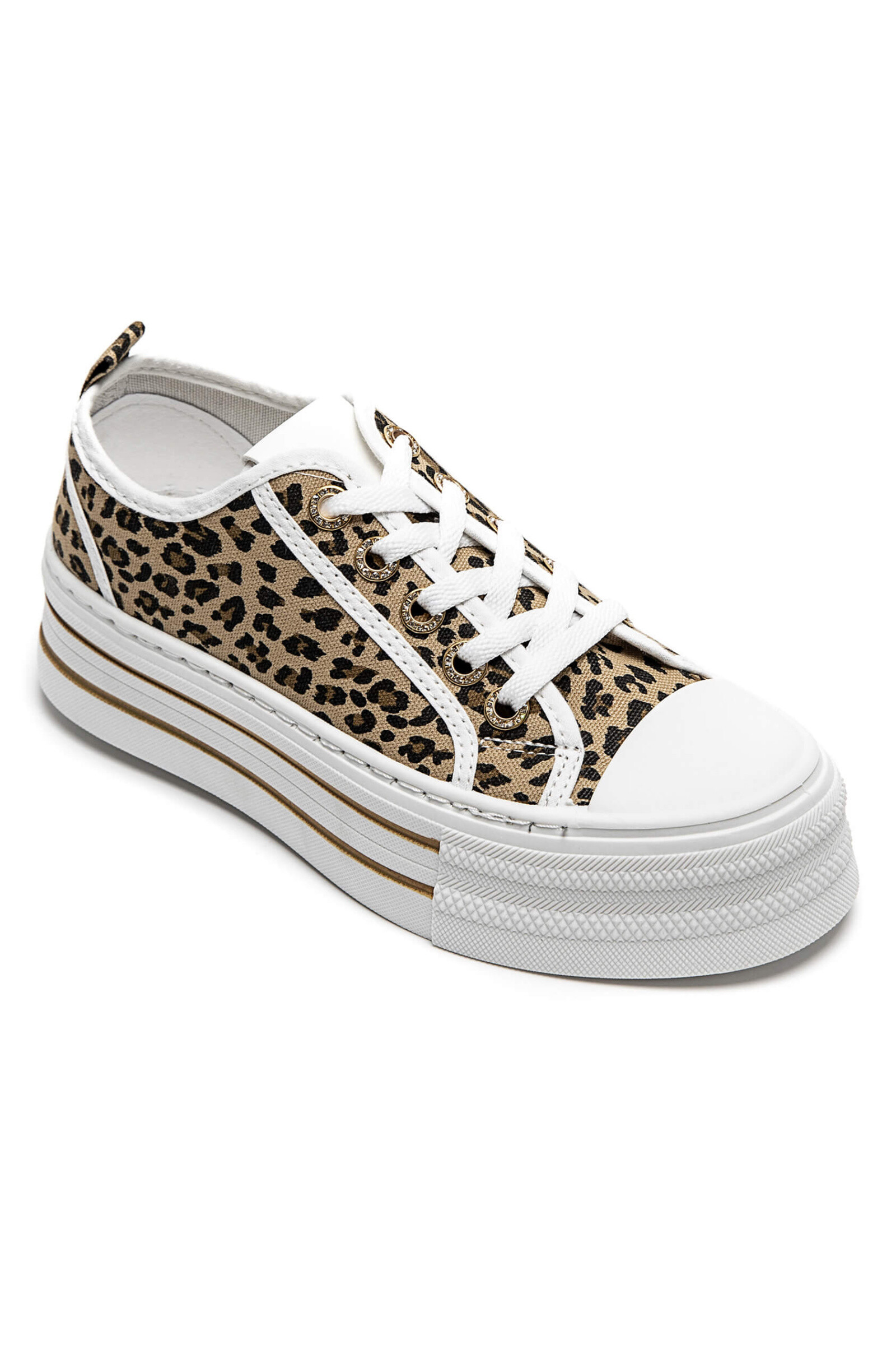 Großhändler Marquiiz - Canvas-Sneaker, dicke Sohle, Strassöse