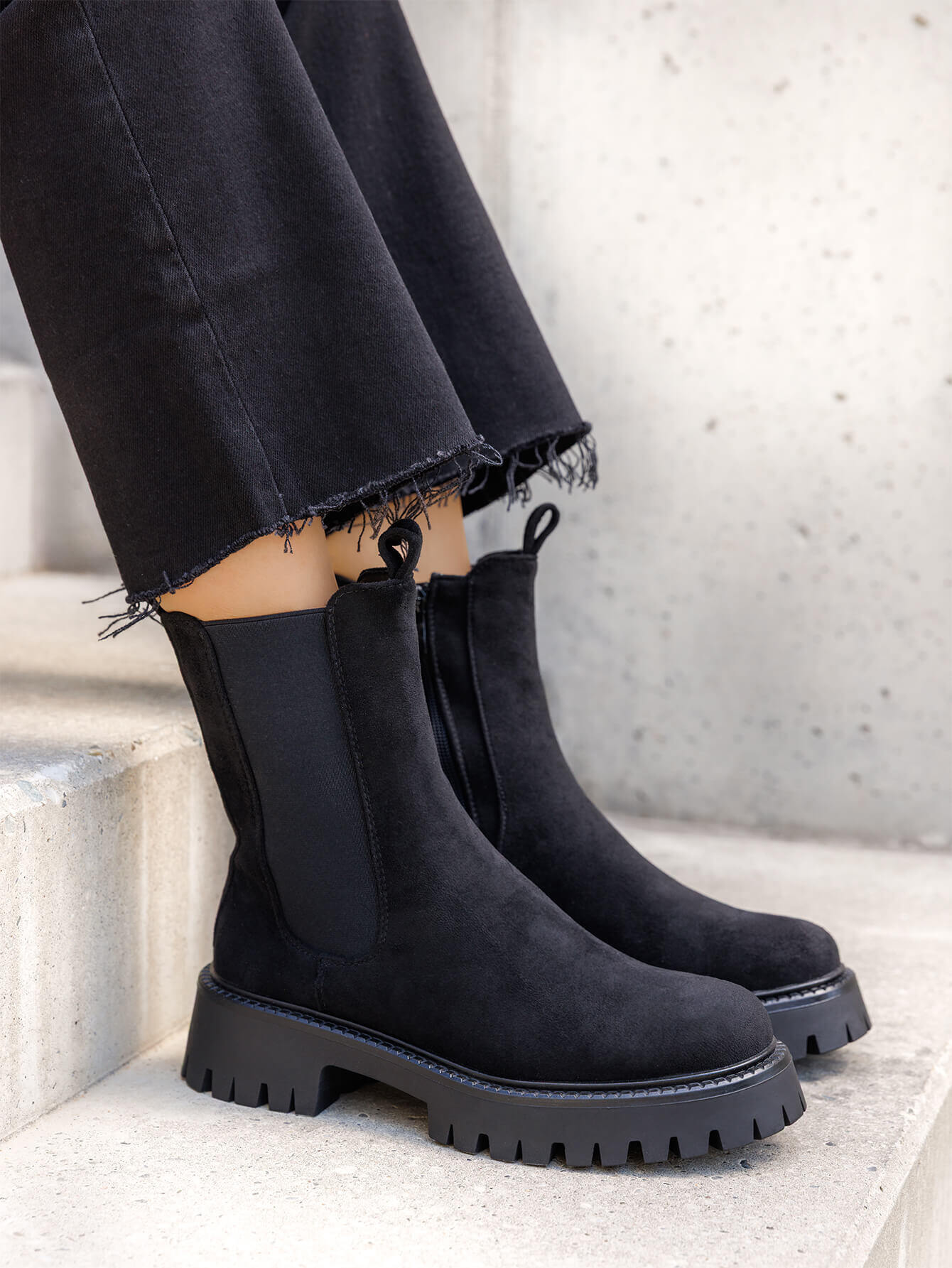 Grossista Marquiiz - Stivaletti eleganti stile Chelsea con suole spesse