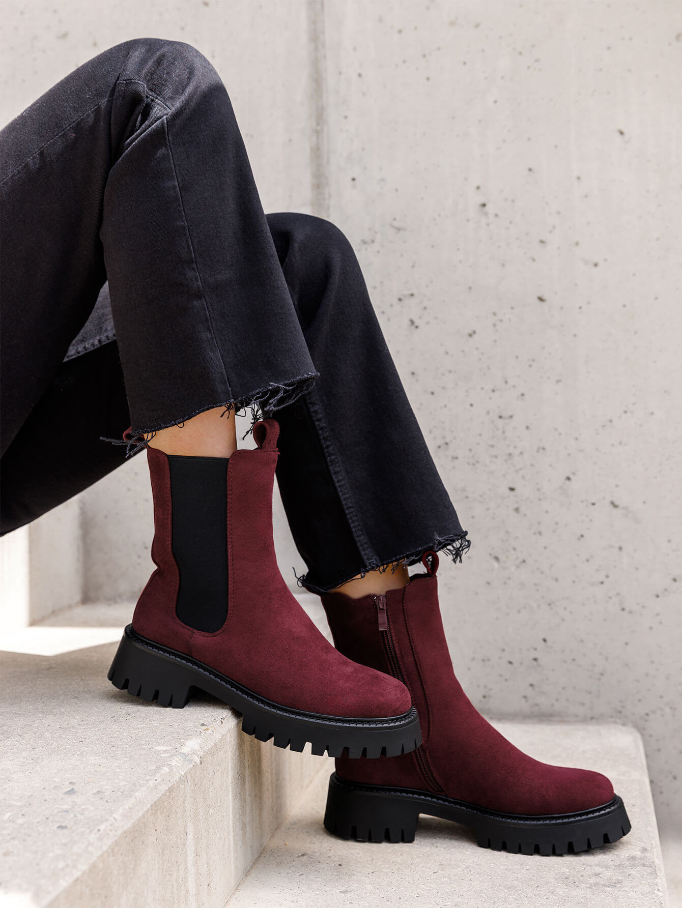 Grossiste Marquiiz - Bottines élégantes avec semelles épaisses et à bouts ronds