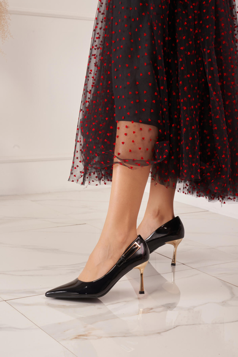 Wholesaler Marquiiz - Elegant pointed-toe pumps with high heels and buckle